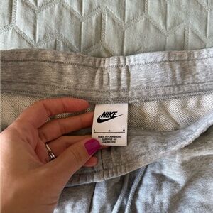 Women’s Gray Nike Sweat Shorts